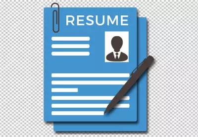 modern resume portfolio or cv transparent 