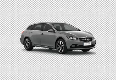 Sleek Grey Station Wagon Car Modern Design Professional Studio Shot Automobile Photography image
