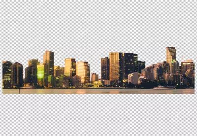 City skyline concept png