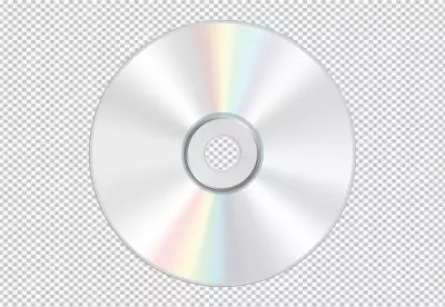 PNG Compact Disc with cover isolated on transparent background