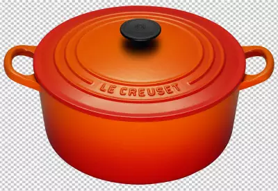 Pressure cooker isolated on transparent background