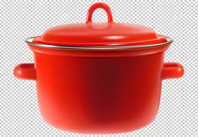 Realistic Kitchen Cookware Set PNG
