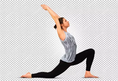 Gracefully embodies the woman's unwavering concentration and vibrant strength