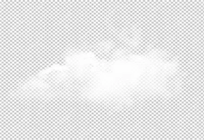 Natural cloud transparent background 