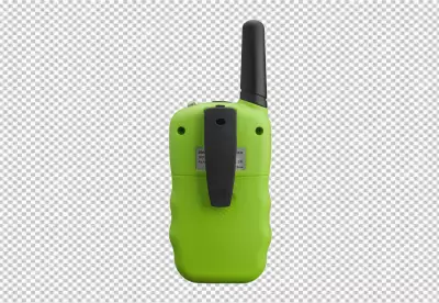 Green walkie talkie transparent background 