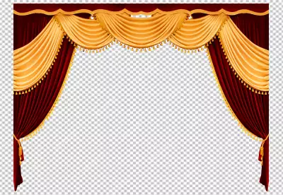 cinema curtains with focus ligh PNG