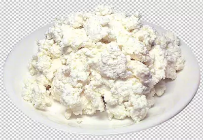 Cottage cheese PNG background 