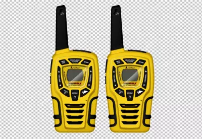 Army Military Walkietalkie realistic on transparent background PNG