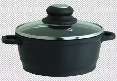 cooking pot on transparent background