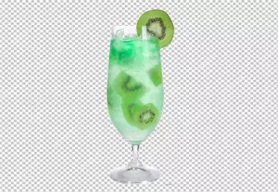 PNG Cocktail realistic set transparent bg