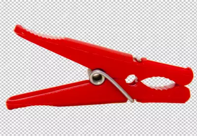 Closeup shot of a lot of colorful clothespins PNG BG