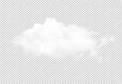 transparent backgroundA cloud that is on a white background