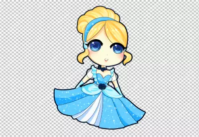 Baby cinderella transparent background 