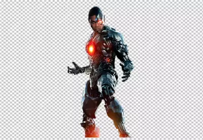 =robot head with circuit board