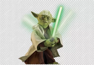 Yoda Jedi Master Lightsaber Stance