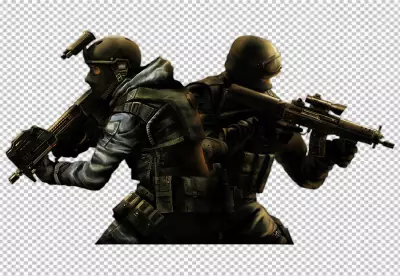 Medium soldier with weapon