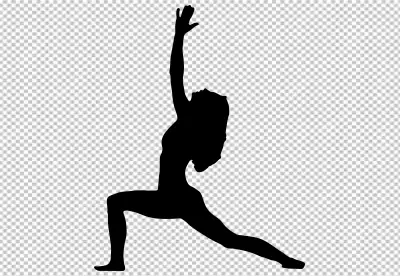 Artfully highlights the woman’s resolute focus and dynamic power