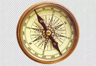 Compass Realistic Isolated