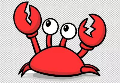 RED crab fish png