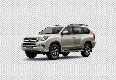 Modern Champagne Gold SUV with Elegant Design, Multi-Spoke Wheels, and Roof Rails image