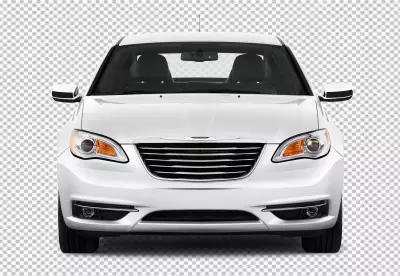 White color car transparent background png