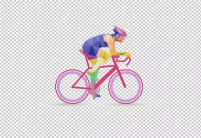cycling bicycle rider athlete wearing sunglasses on road bike coloring