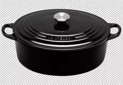 Pressure cooker on transparent background