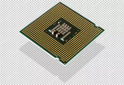 cpu on transparent background 