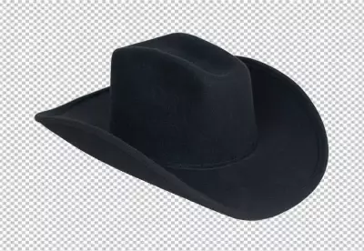 Cowboy hat on transparent background PNG