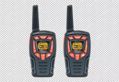 Walkie talkies on transparent PNG