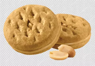  cookies isolated on white background PNG