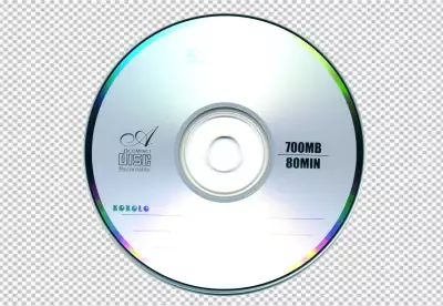 Cd disc transparent background 