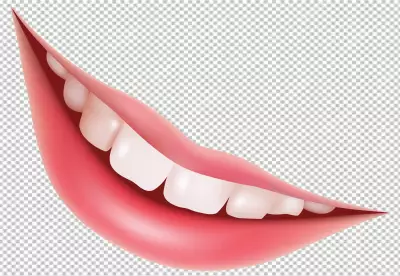 a close-up lips are slightly parted and her teeth are visible