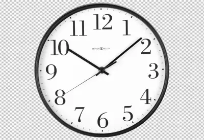 Wall clock isolated