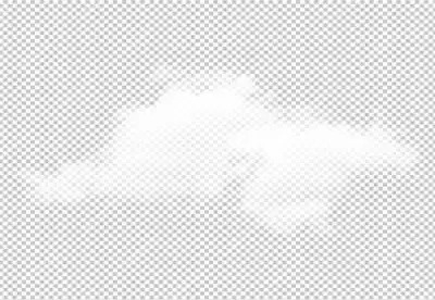 Soft cloud transparent background 