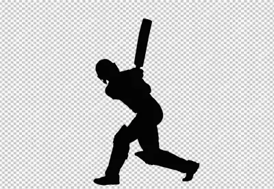 A cricket player PNG