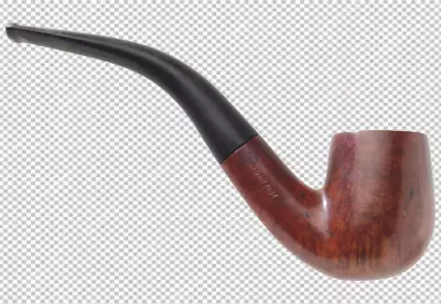 Smoking 3d rendering material on transparent background