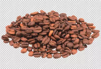Coffee Beans on Transparent PNG