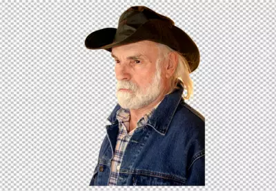 Real men cowboy transparent background 