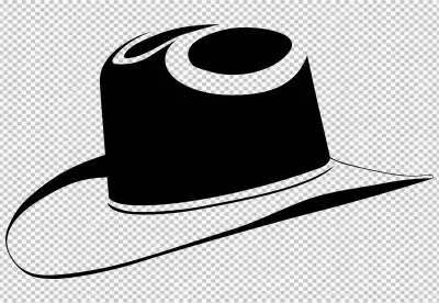 Fedora hats arrangement in studio