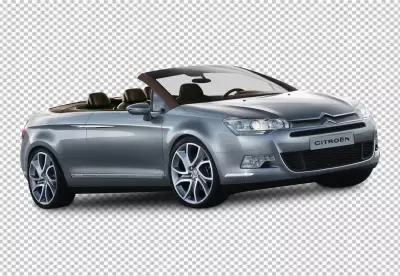 Roof open citroen car transparent background png