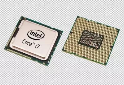 CPU Frame isolated on transparent background 