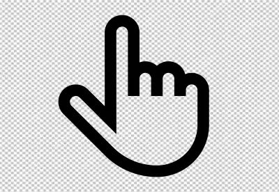 Cursor and finger collection PNG