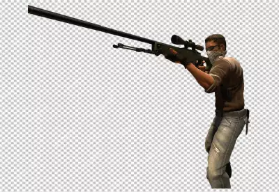 Front view soldier camouflage equipment