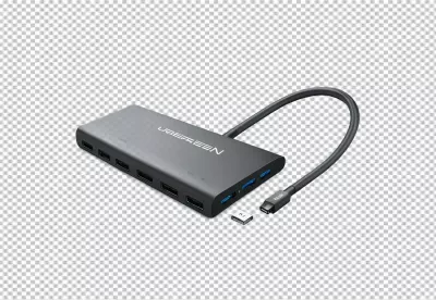 UGREEN USB-C Multiport Docking Hub with HDMI, USB-A, and USB-C Ports image