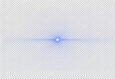 Front Blue Lens Flare light effects 3