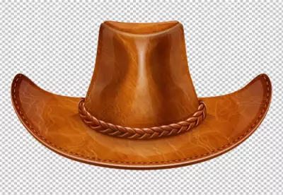 Stylized Cowboy Hat PNG BG