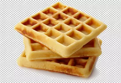 Golden Stacks A Waffle Trio