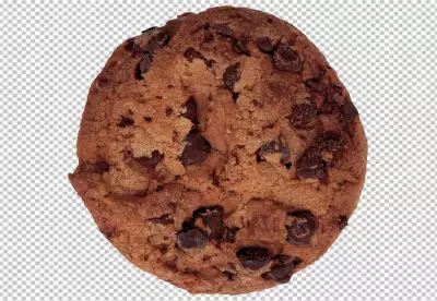 Pile of cookies with chocolate chips