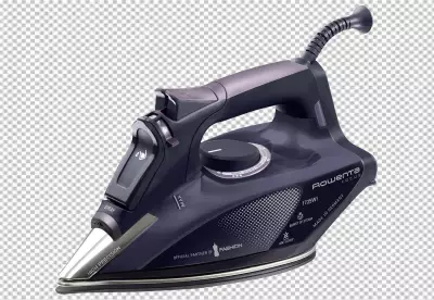 Clothes iron isolated on transparent background PNG
